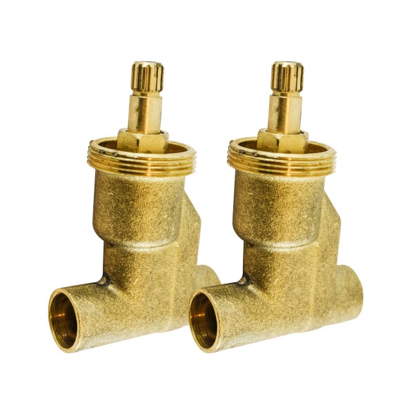 JUEGO DE LLAVES DE EMPOTRAR SOLDABLES 1/2