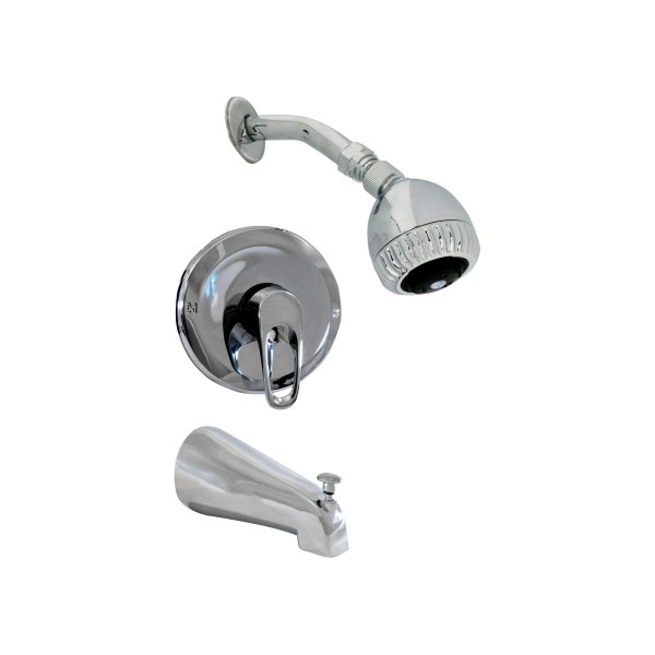 SET DE MEZCLADORA MONOMANDO CON REGADERA Y SALIDA TINA