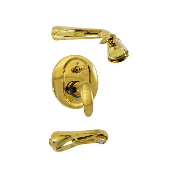 SET DE MEZCLADORA MONOMANDO CON REGADERA Y SALIDA TINA