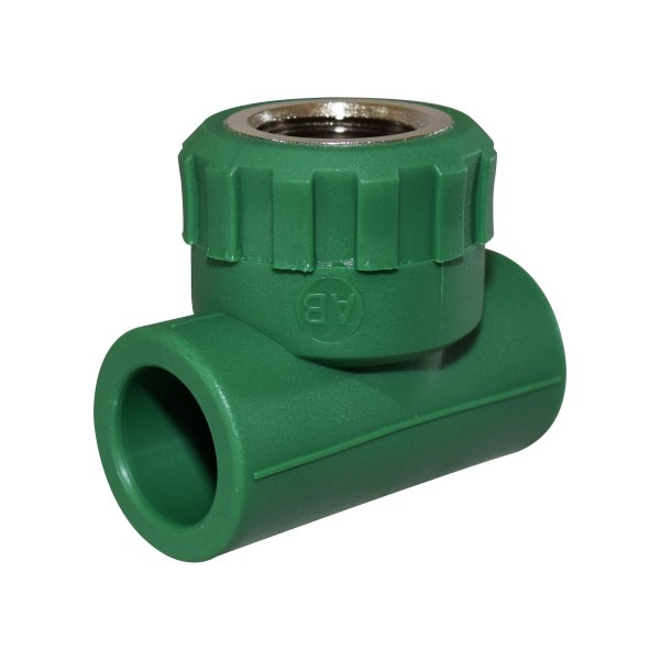 TEE REDUCIDA HEMBRA CON INSERTO DE LATÓN PP-R