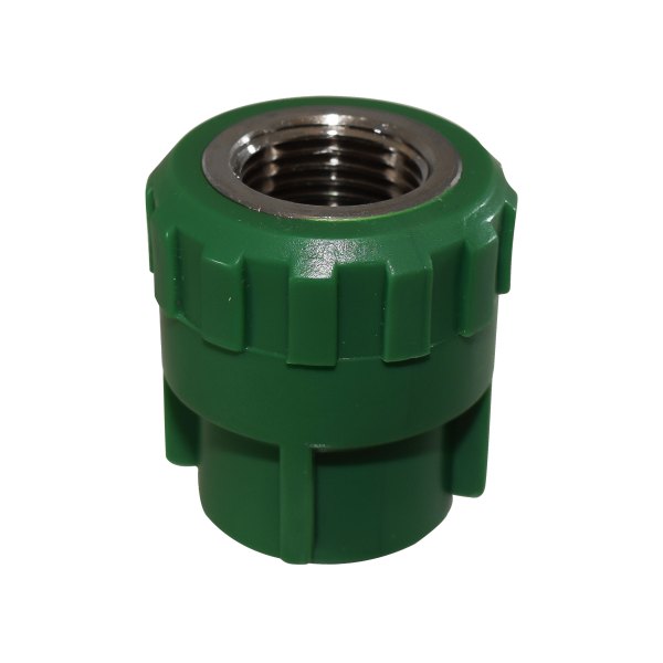 ADAPTADOR HEMBRA PP-R CON INSERTO DE LATÓN