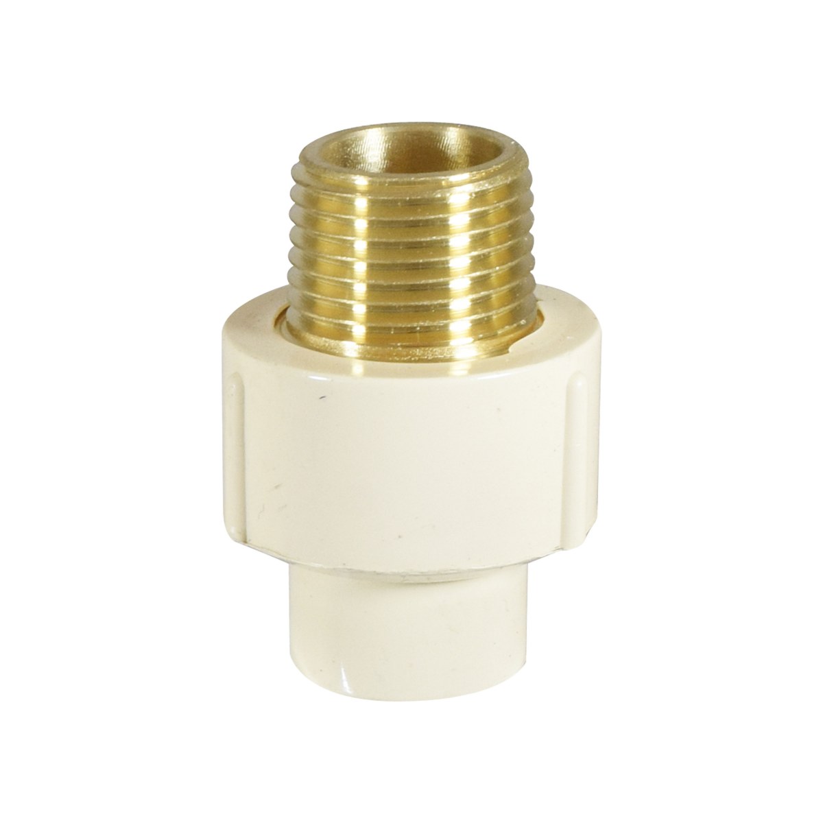 ADAPTADOR MACHO CPVC CON INSERTO DE LATÓN