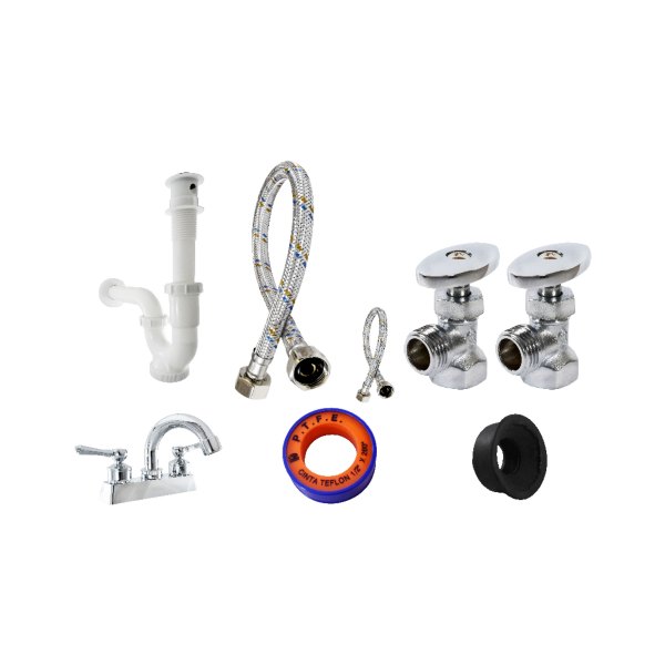 MEZCLADORA DE LAVABO CON KIT DE INSTALACIÓN