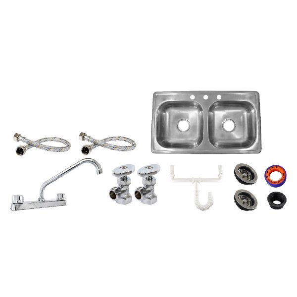 KIT DE INSTALACIÓN PARA TARJA DE UNA TINA CON MEZCLADORA