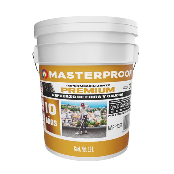 IMPERMEABILIZANTE PREMIUM REFUERZO DE FIBRA Y CAUCHO