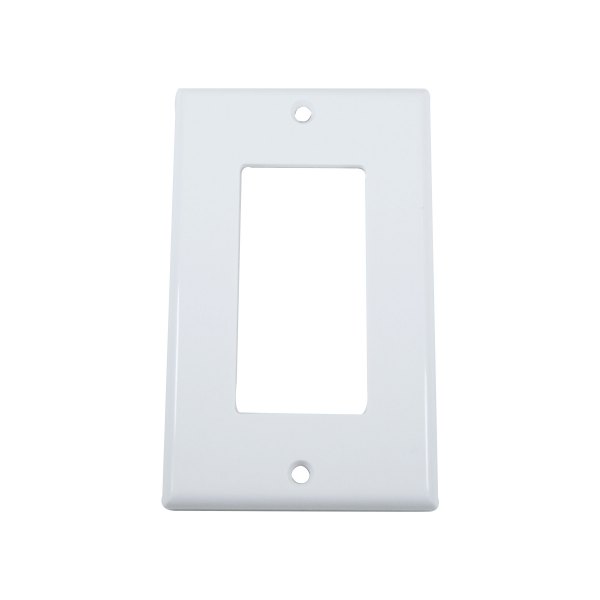 PLACA SENCILLA ABS BLANCA