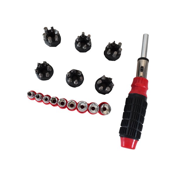 JUEGO DESARMADOR CON PUNTAS Y DADOS 53 PIEZAS