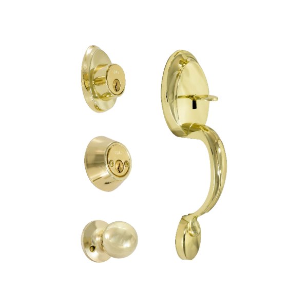 CERRADURA PARA PUERTA PRINCIPAL OVAL MANILLÓN MEDIANO