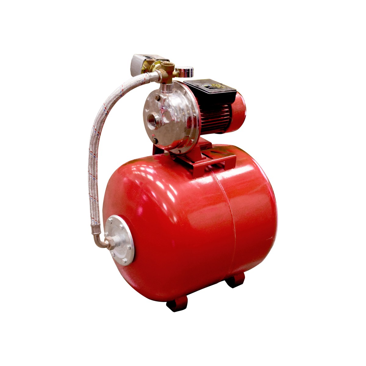 EQUIPO HIDRONEUMÁTICO BOMBA 1/2 HP TANQUE DE 24 L