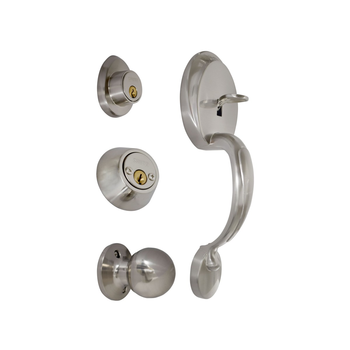 CERRADURA PARA PUERTA PRINCIPAL OVAL MANILLÓN MEDIANO