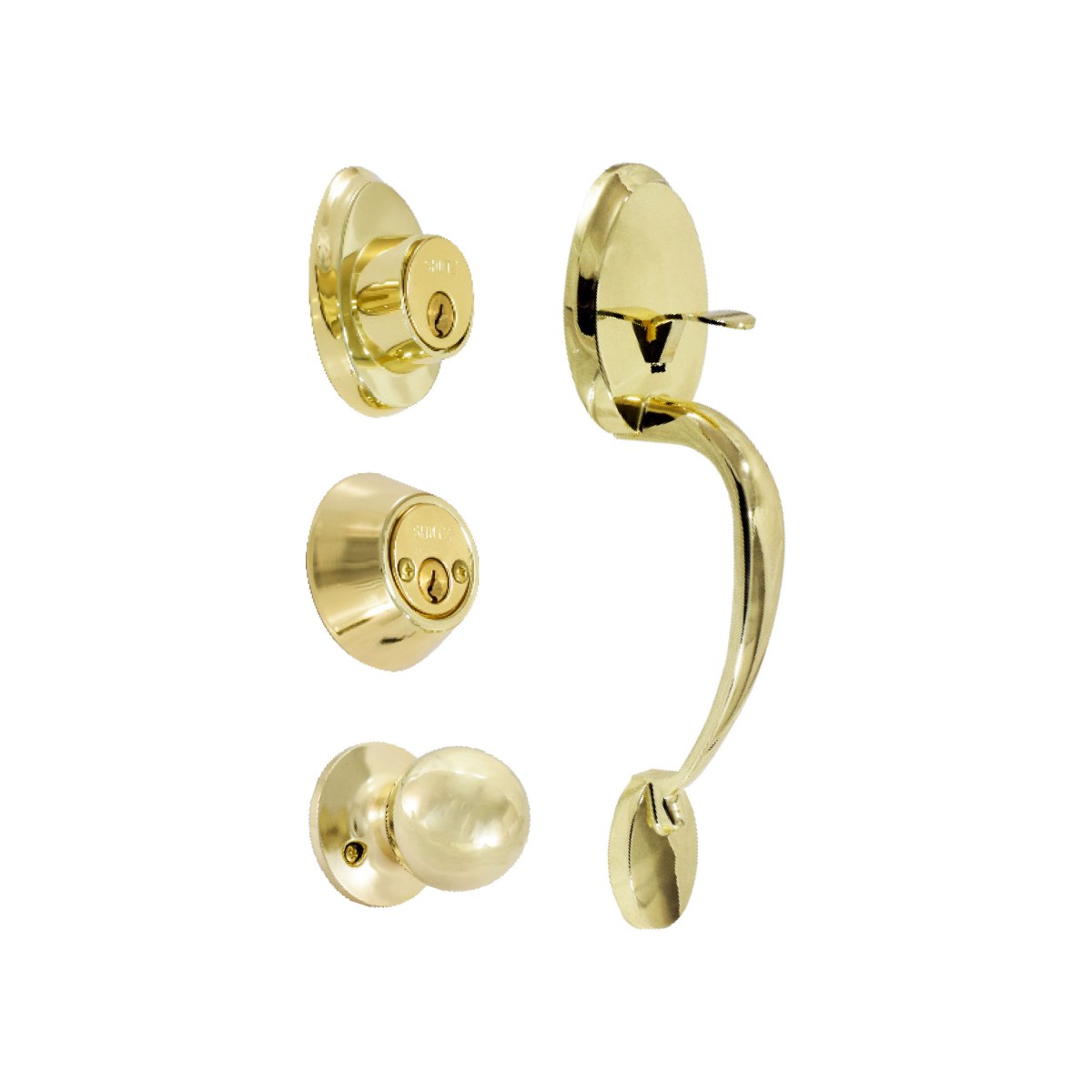 CERRADURA PARA PUERTA PRINCIPAL OVAL MANILLÓN GRANDE