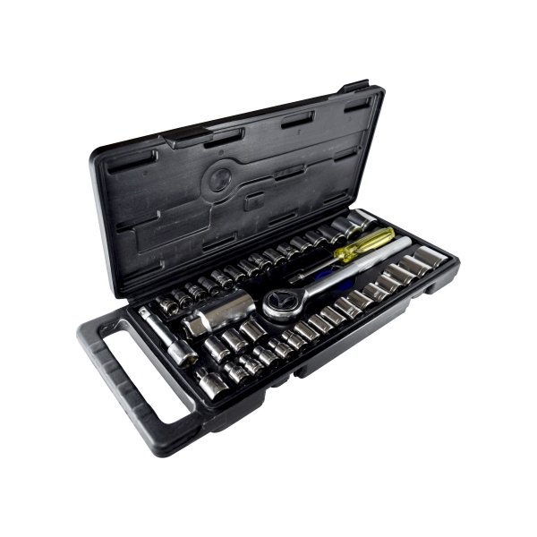 JUEGO DE DADOS CON MATRACA 40 PIEZAS