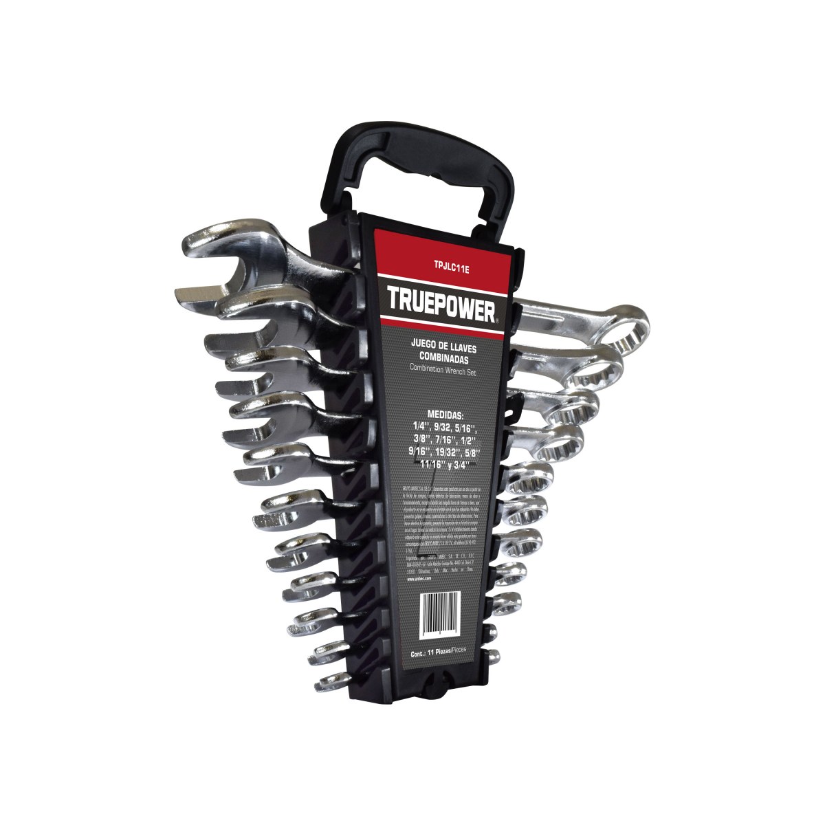 JUEGO DE LLAVES COMBINADAS 11 PIEZAS
