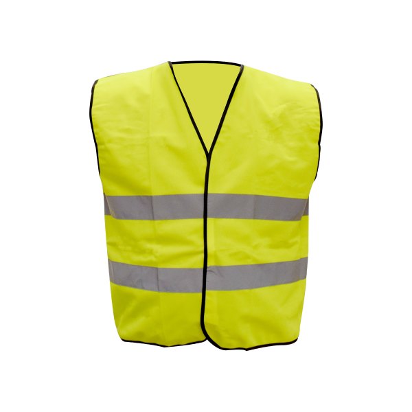 CHALECO DE SEGURIDAD CON VELCRO AMARILLO