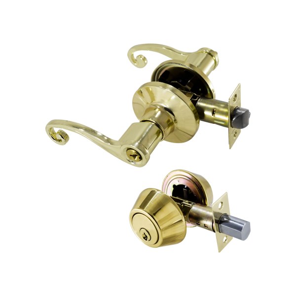 COMBO CERRADURA MANIJA (6451) Y CERROJO LLAVE/ LLAVE (7312)