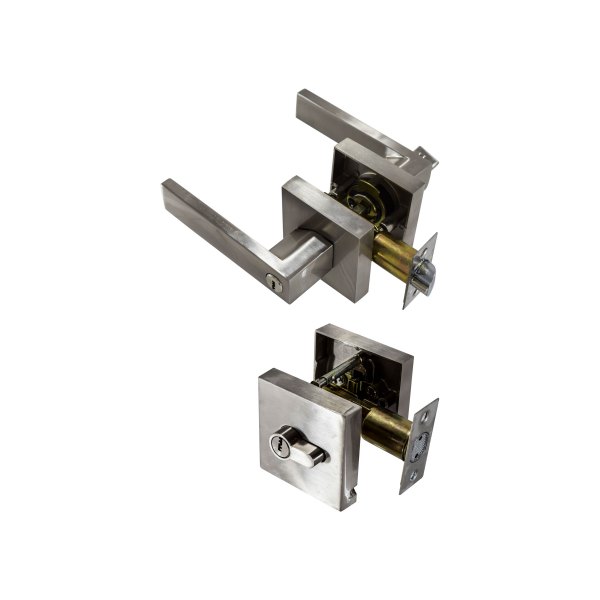 COMBO CERRADURA MANIJA (6441SS) Y CERROJO LLAVE/ LLAVE (9807SS)