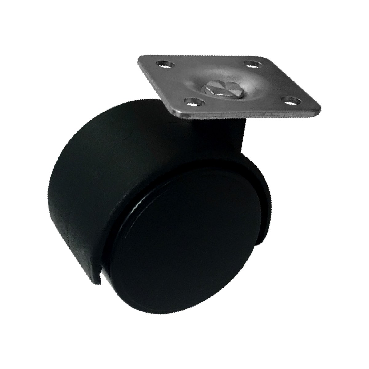 RODAJA NYLON CON PLACA