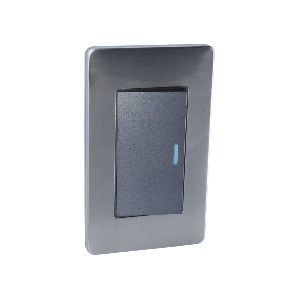 PLACA CON INTERRUPTOR SENCILLO 72 mm
