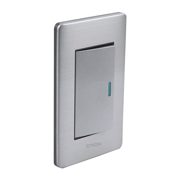 PLACA CON INTERRUPTOR SENCILLO 72 mm