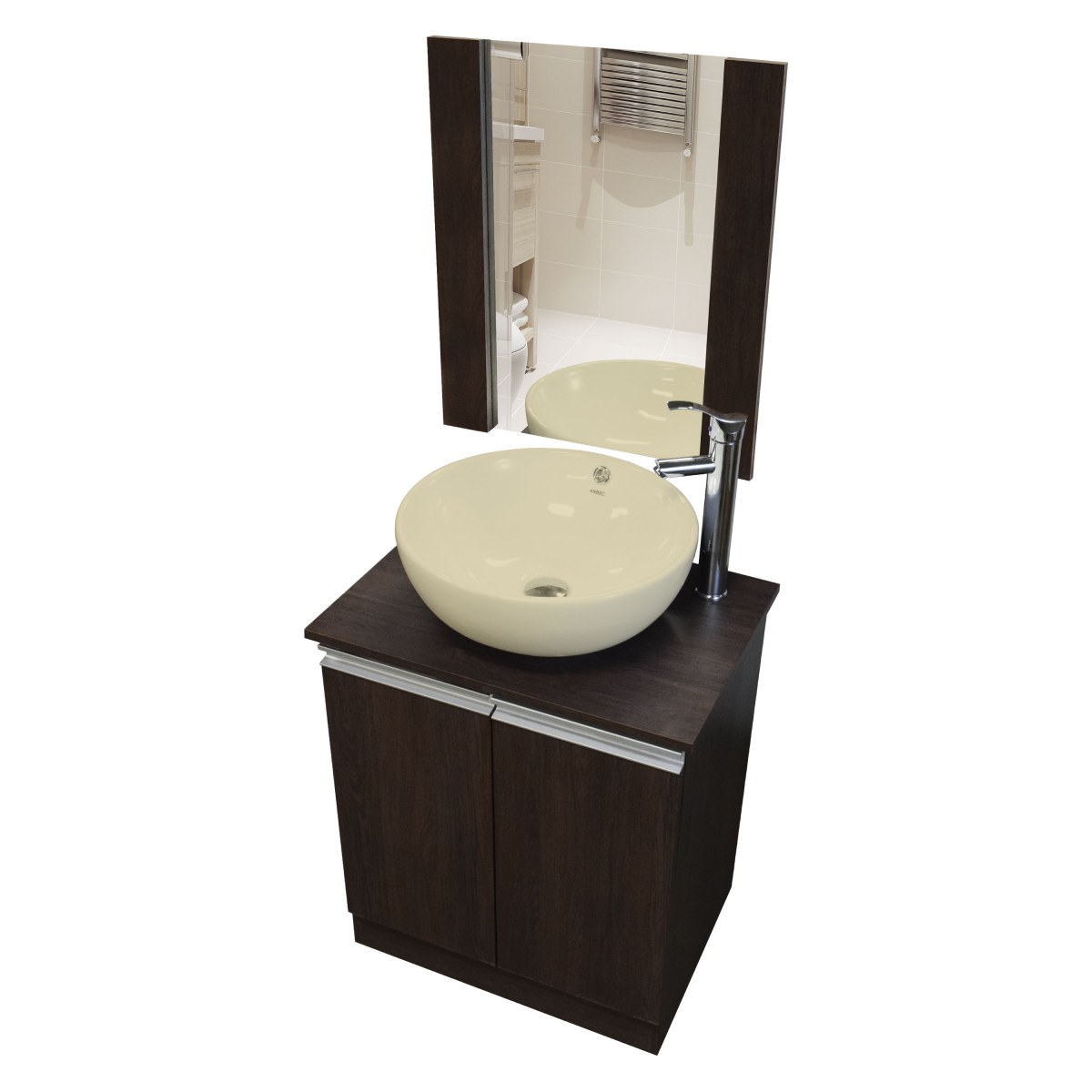 COMBO LAVABO BIEGE + KIT DE HERRAJES