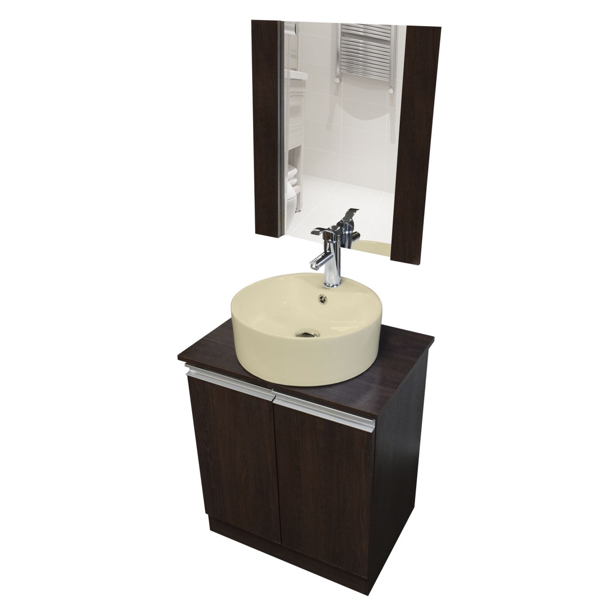 COMBO LAVABO BIEGE + KIT DE HERRAJES