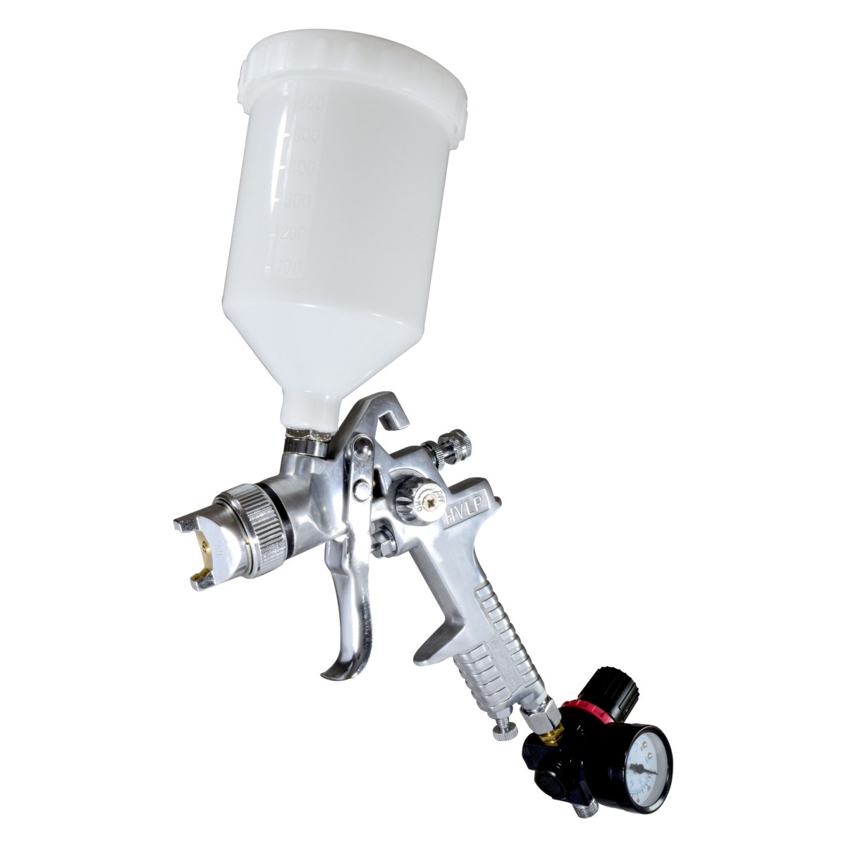 PISTOLA DE GRAVEDAD CON MANÓMETRO