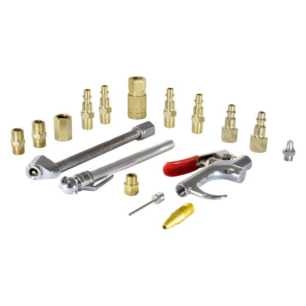 JUEGO DE ACCESORIOS NEUMÁTICOS 17 PIEZAS