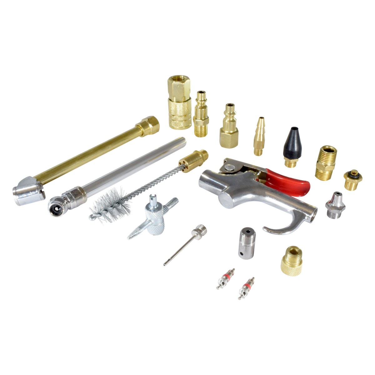 JUEGO DE ACCESORIOS Y MANGUERA 18 PIEZAS