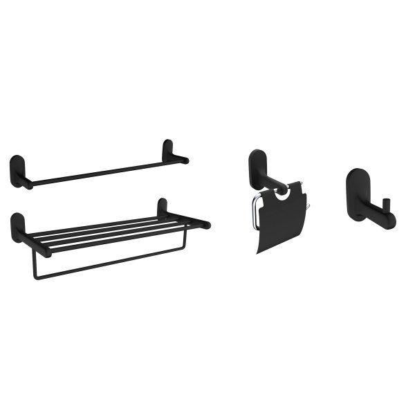 SET DE ACCESORIOS PARA BAÑO 4 PIEZAS
