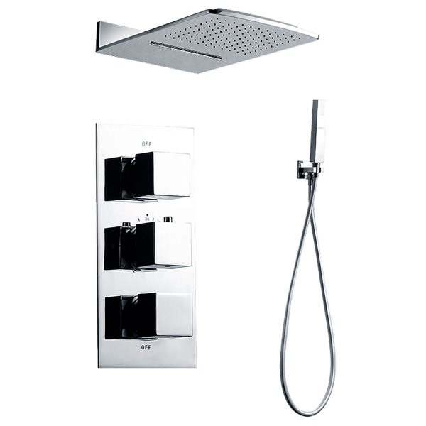 SET DE REGADERA TERMOSTÁTICA TIPO TELÉFONO