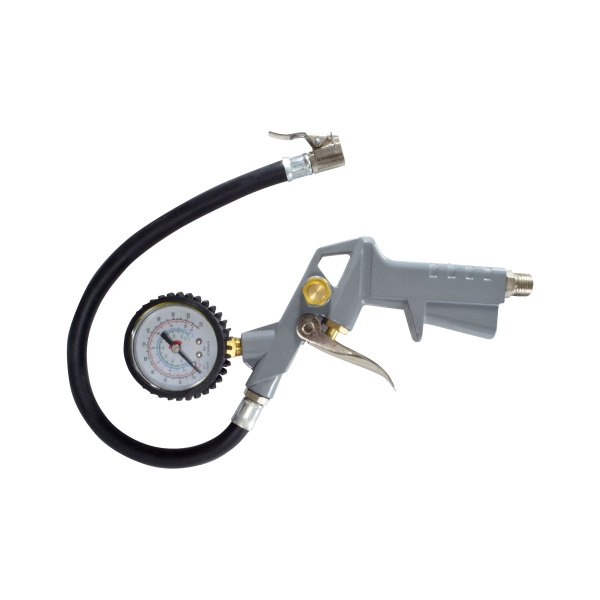 CHUCK INFLADOR MANGUERA CON MANÓMETRO