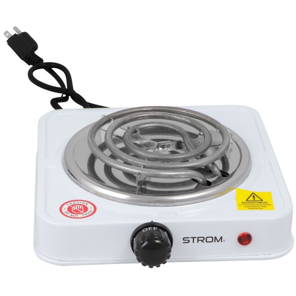 PARRILLA ELÉCTRICA BLANCA 1 QUEMADOR